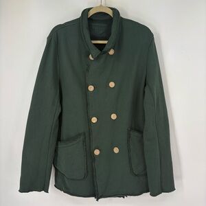 Frank & Eileen Tee Lab Belfast Triple Fleece Peacoat Green Large